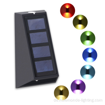 Solar -LED -LED -Walllicht -Dekoration Gartenlampe